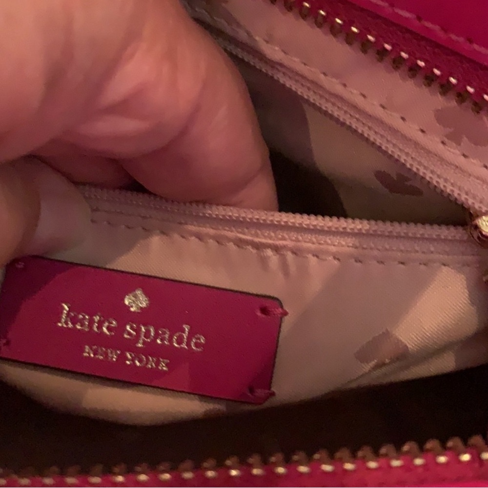 Kate Spade Stunning Shiny Handbag Clutch - Picture 12 of 16